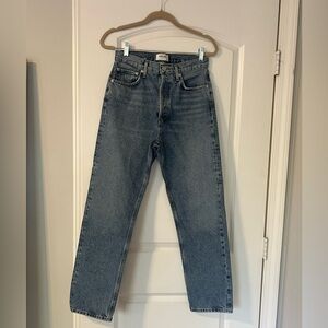 AGOLDE 90'S Pinch Waist High Rise Straight Leg Jeans LIKE NEW